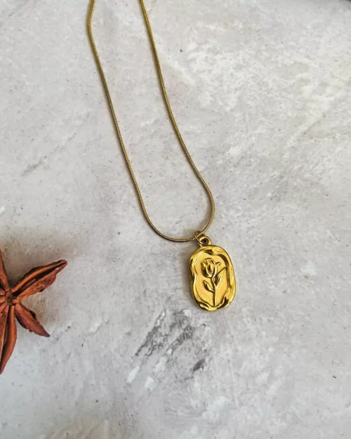 Vintage Rose Gold Plated Necklace 1