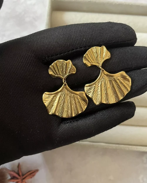 Dangle Leaf Earrings 1