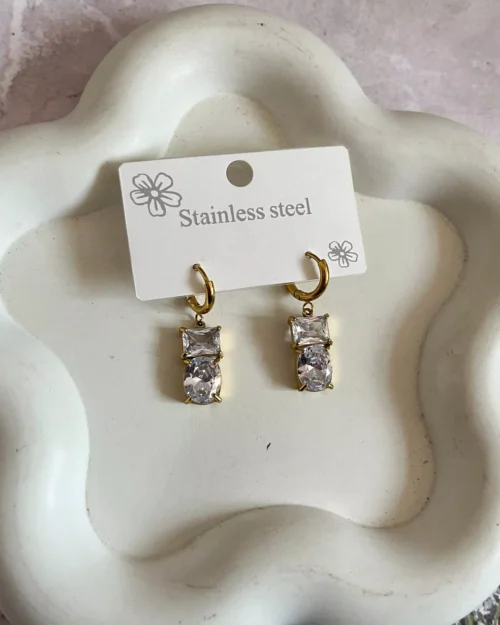 Sira Earrings - White 1