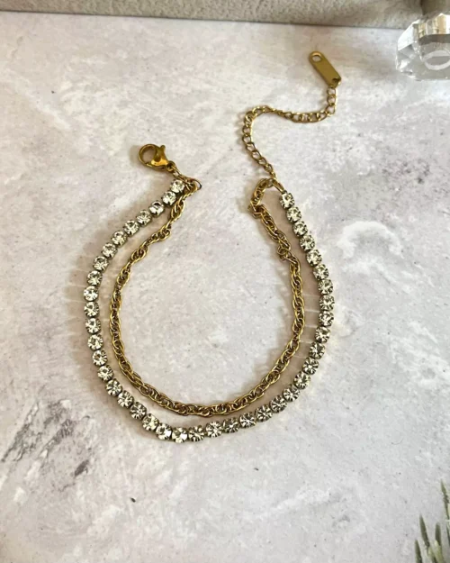 Sparkle Luxe Layered Bracelet 1